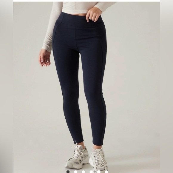 Athleta Pants - Athleta Navy Blue Delancey Skyline Tight Pant Size Small P